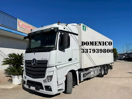 Mercedes-Benz Actros 25.45 Euro 6 Cassa Frigo con Gancere TR