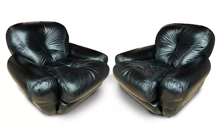 Coppia poltrone space age design anni '70 vintage