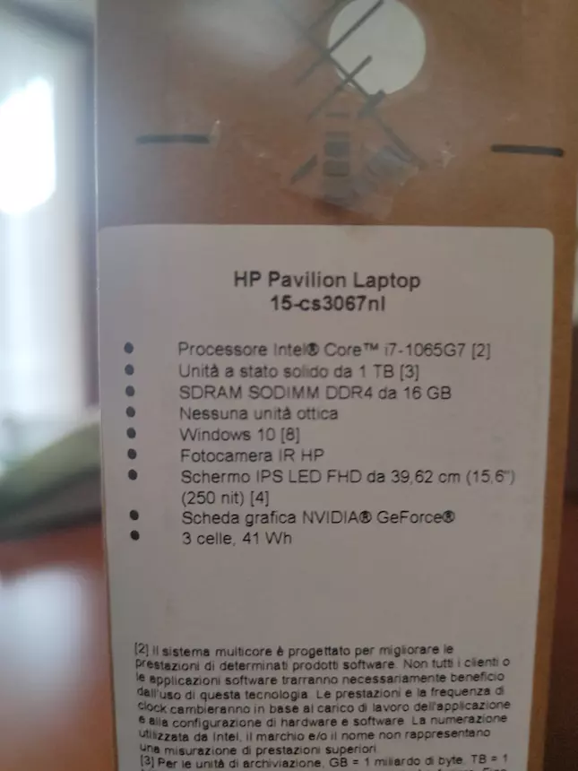 Foto 7HP Pavilion i7 - 16 GB - SSD 1T - 10a generazione, in ottime condizioni