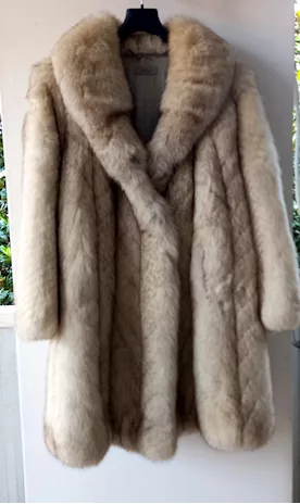 Volpe argentata vintage 3/4 taglia 46