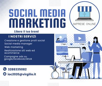 Social media manager e web marketing