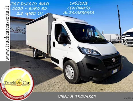 RIF.1236 FIAT DUCATO MAXI - 2020 - CASSONE CENTINATO ALZA/AB