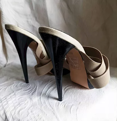 Scarpe Primadonna collection tacco alto n.36, colore BEJGE - Foto 5