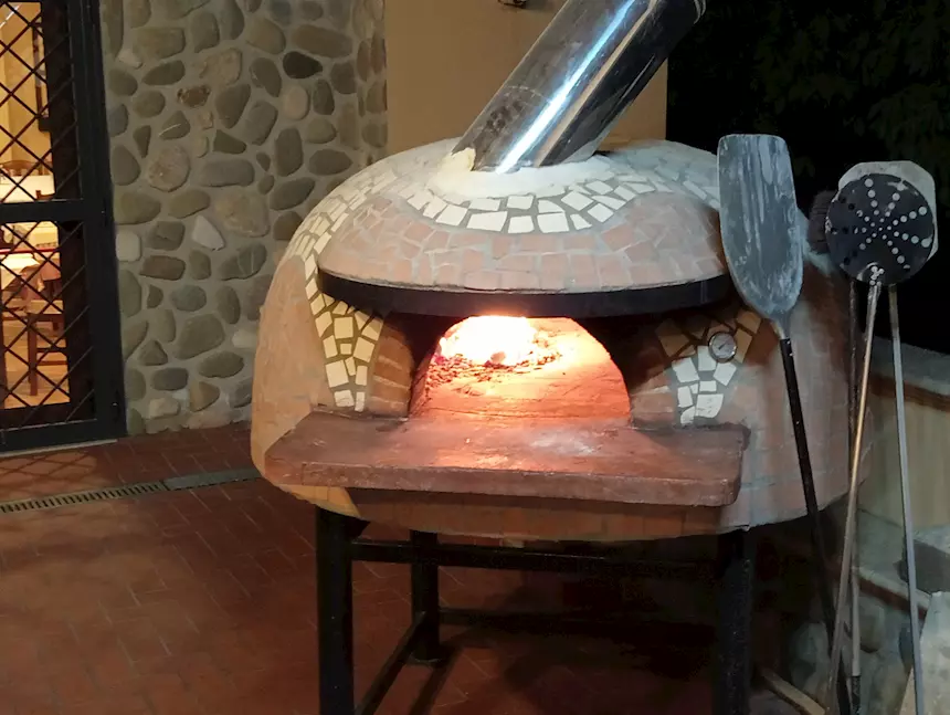 Forno a legna diametro cm 130 (usato 1 mese)
