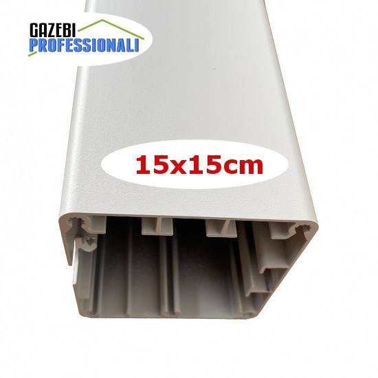 Bioclimatica 6x3,5 pergola gazebo dehor lamelle bar tettoia, colore bianco - Foto 12