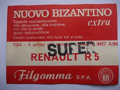 Tappeti Renault Super 5 - Foto 6