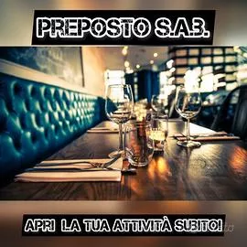 Preposto SAB immediato per il tuo locale