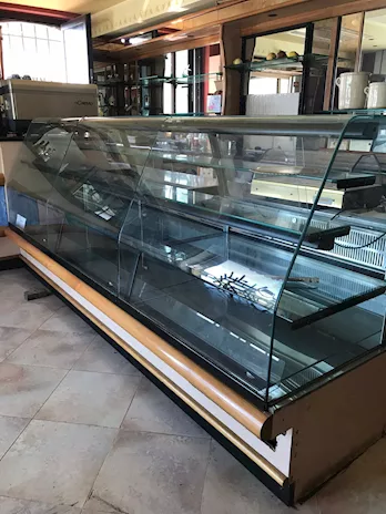 Vetrina espositiva pasticceria/bar refrigerata