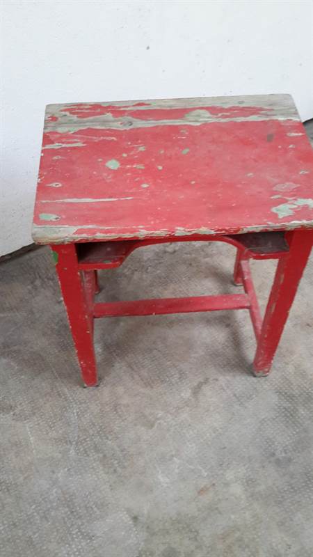 Banco da scuola fine 800 intatto con colore originale - Foto 9
