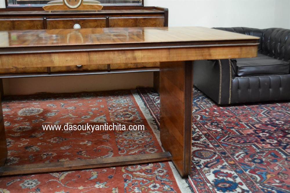 Tavolo da pranzo/scrittoio stile Art Déco anni 40/50, in ottime condizioni - Foto 5