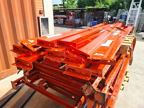 Correnti e spalle per pallet racking usate - Foto 3