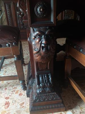 Sala completa del 700 stile Fiorentino in noce - Foto 3