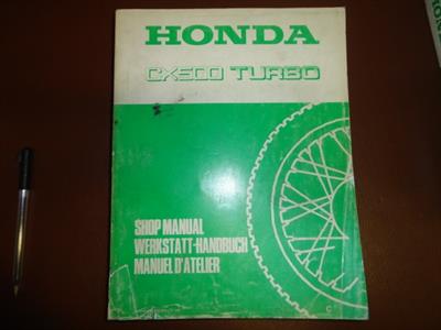 CX500TC Turbo manuale officina x manutenzione Moto Honda - Anteprima 1