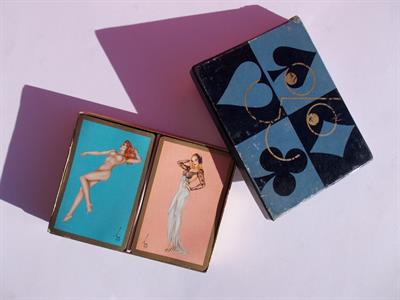 Vargas - 2 mazzi di carte da gioco del 1941