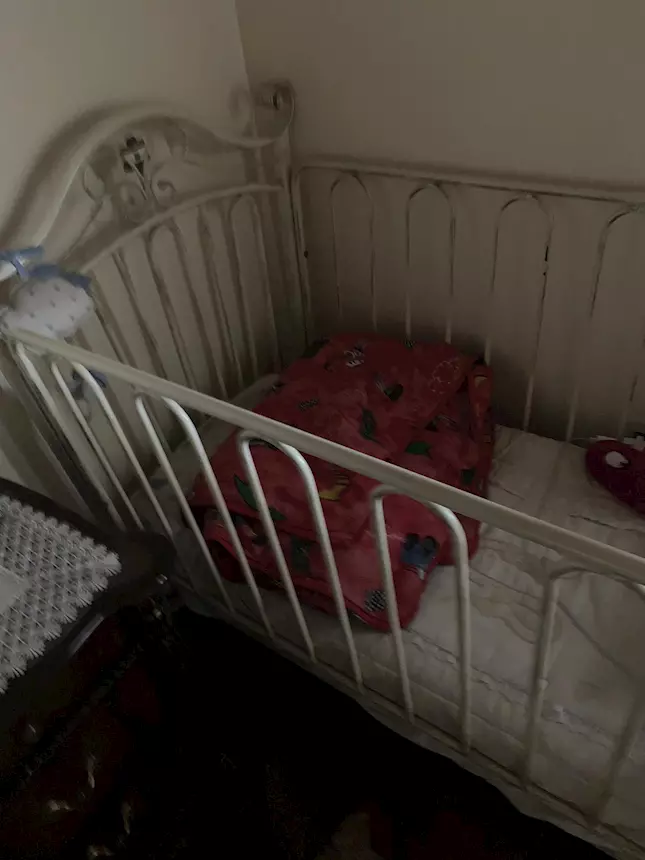 Culla in ferro battuto, come nuova
