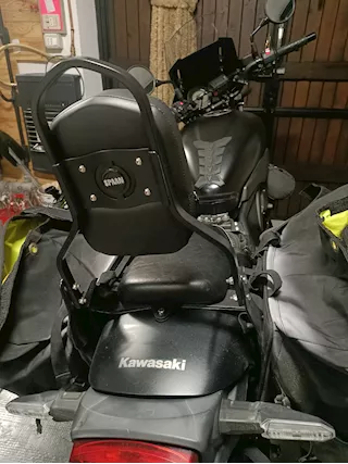 Schienale portapacchi moto Kawasaki Eliminator 500, come nuovo - Foto 2