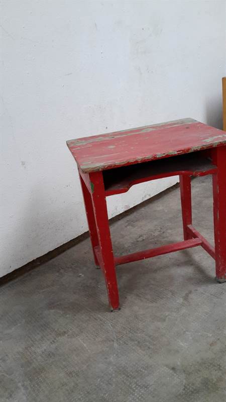 Banco da scuola fine 800 intatto con colore originale - Foto 8