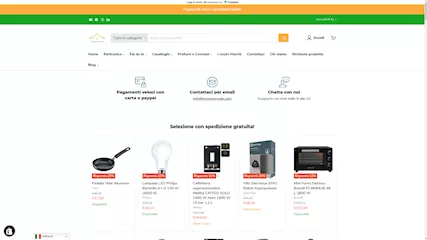 Sito ecommerce già avviato