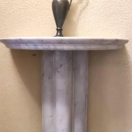 Consolle da ingresso in marmo di Carrara - Anteprima 4
