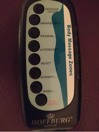 Poltrona massaggiatore shiatsu