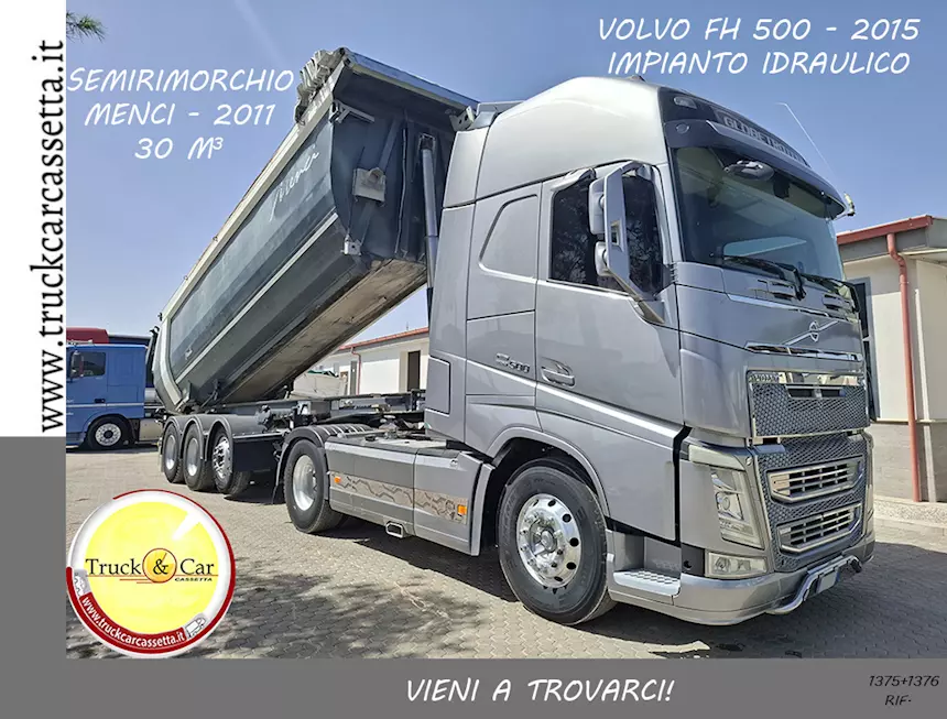 Volvo FH 500 - 2015 - trattore con Impianto Idrauli Km 904549, marca MENCI