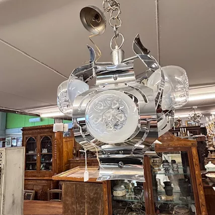 Lampadario Chandelier Mazzega anni 70