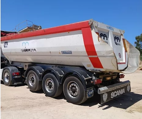 Vasca Menci SA700R, Anno 2011 Semirimorchio, cassone ribaltabile - Foto 2