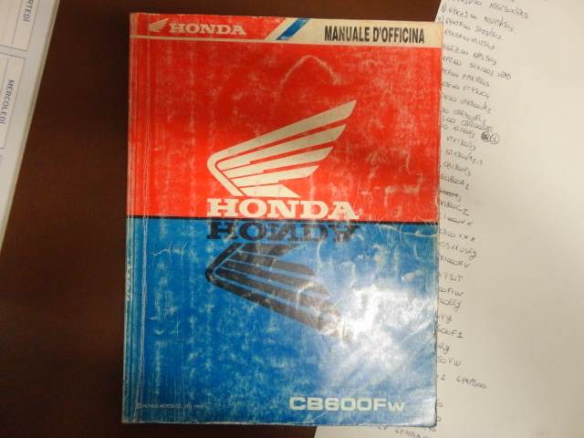 HORNET 600 manuale officina x manutenzione Moto Honda