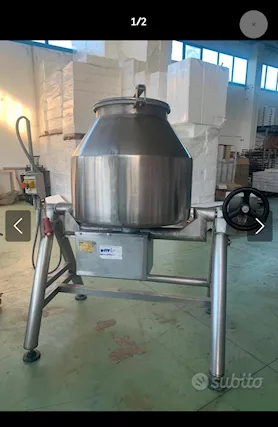 Betoniera / zangola in acciaio inox 500lt