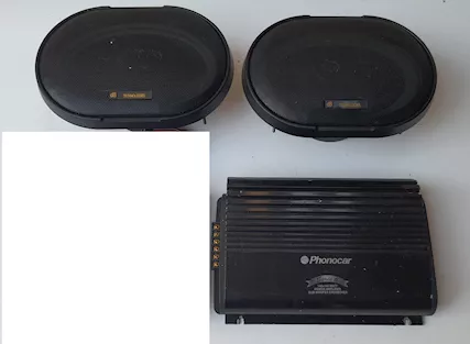 Hifi car jensen phonocar amplificatore