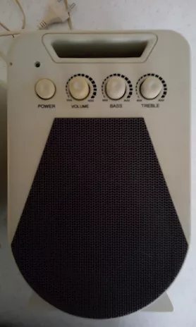 Casse Creative amplificate per computer o altro dispositivo, colore beige - Foto 4