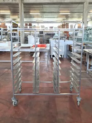 Carrello portavassoi triplo usato - Foto 2
