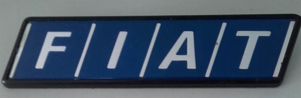 Stemma Fiat d'epoca dal 1980 al 1990