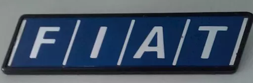 Stemma Fiat d'epoca dal 1980 al 1990