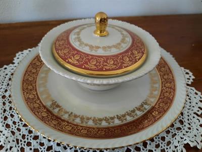 Portacaramelle e Piatto portadolci '900 ceramica