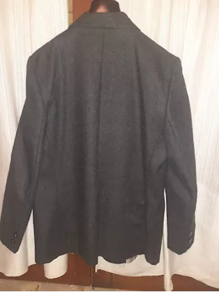 Giacca Donna Elegante Classica Blazer 46 Giulia Galanti Lana, colore Grigio scuro - Foto 4