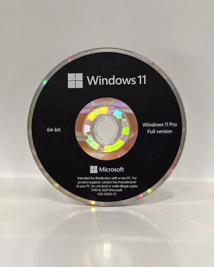 LICENZA Windows 11 32/64 Bit DVD + sticker COA ITA