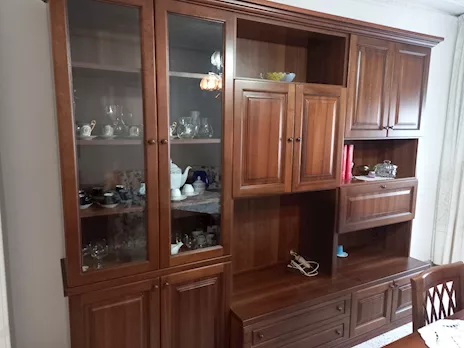 soggiorno legno massello