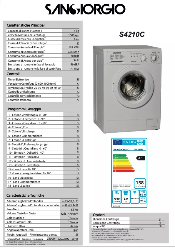 Regalo lavatrice 5 kg - Foto 2