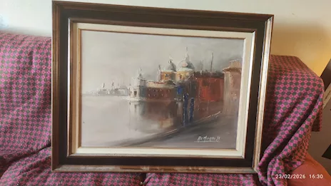 Quadro la salute Moreu Venezia anno 1981