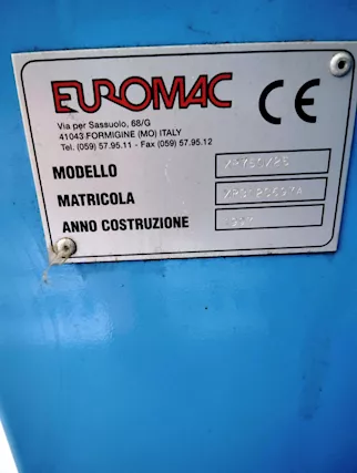 Punzonatrice per lamiera EUROMAC XP 750 /25T visualizzata, tipo AMADA - Foto 2