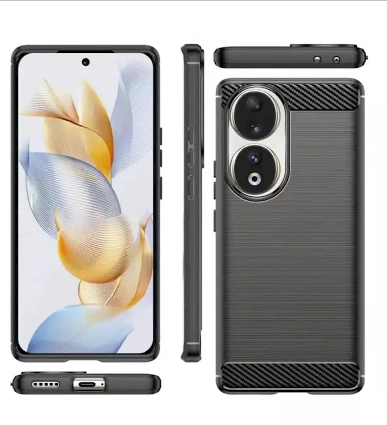 Cover NUOVA MAI USATA per smartphone Honor 90 5G, colore nero