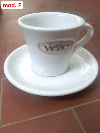 Set tazzina e piattino per caffè usato e non, mod. D, mai usate - Foto 6