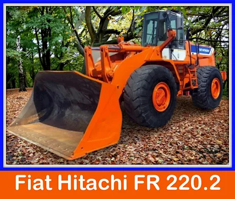 Pala Gommata Fiat Hitachi FR 220.2 FUORISAGOMA