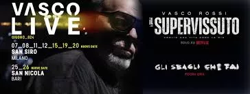Vasco Rossi martedì giugno 2 biglietti affiancati