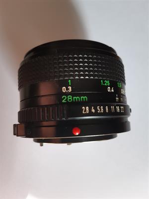 Obiettivo Canon 28mm. 1:2.8