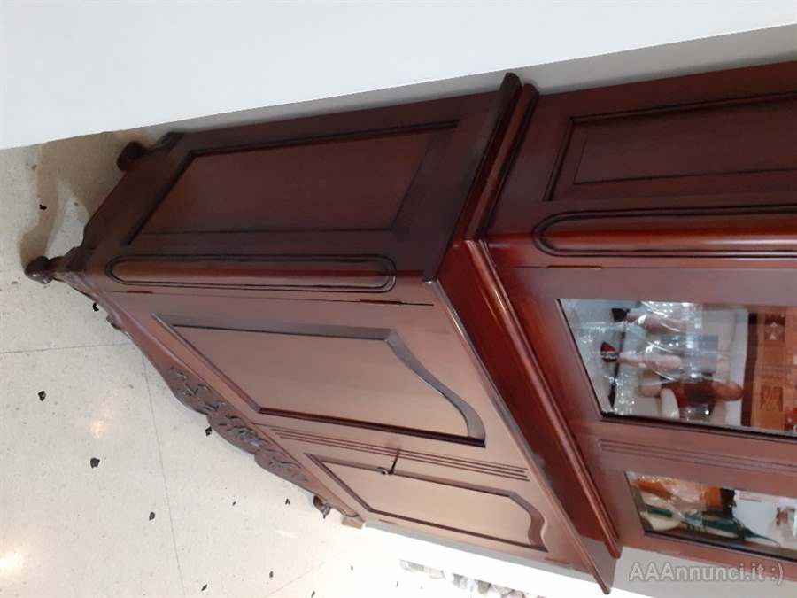 Vetrina in mogano - epoca 1900 - Foto 7