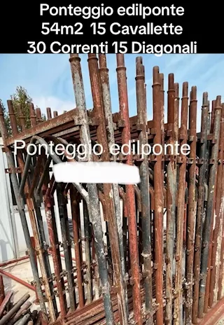 Ponteggio Edilponte 54 mq
