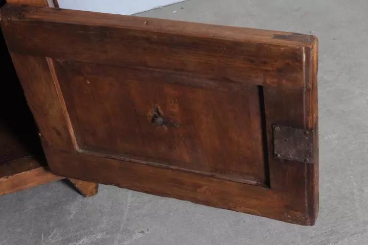 Antica madia panaria senese epoca XIX sec. dispensa restaurata - Foto 9