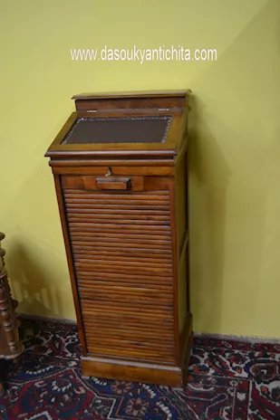 Schedario-classificatore stile inglese piano di scrittura